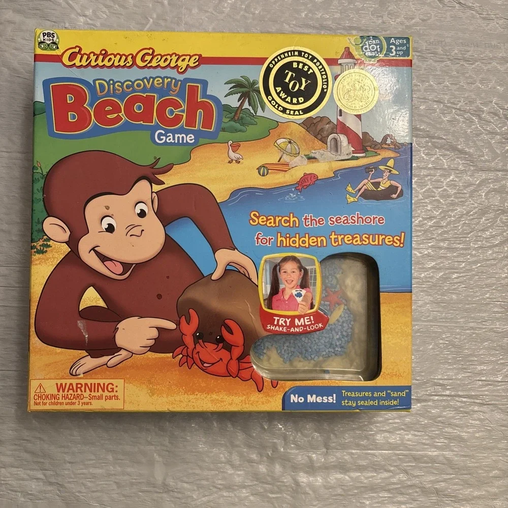 Curious George Discovery Beach Game by I Can Do That Games Complete Great Cond